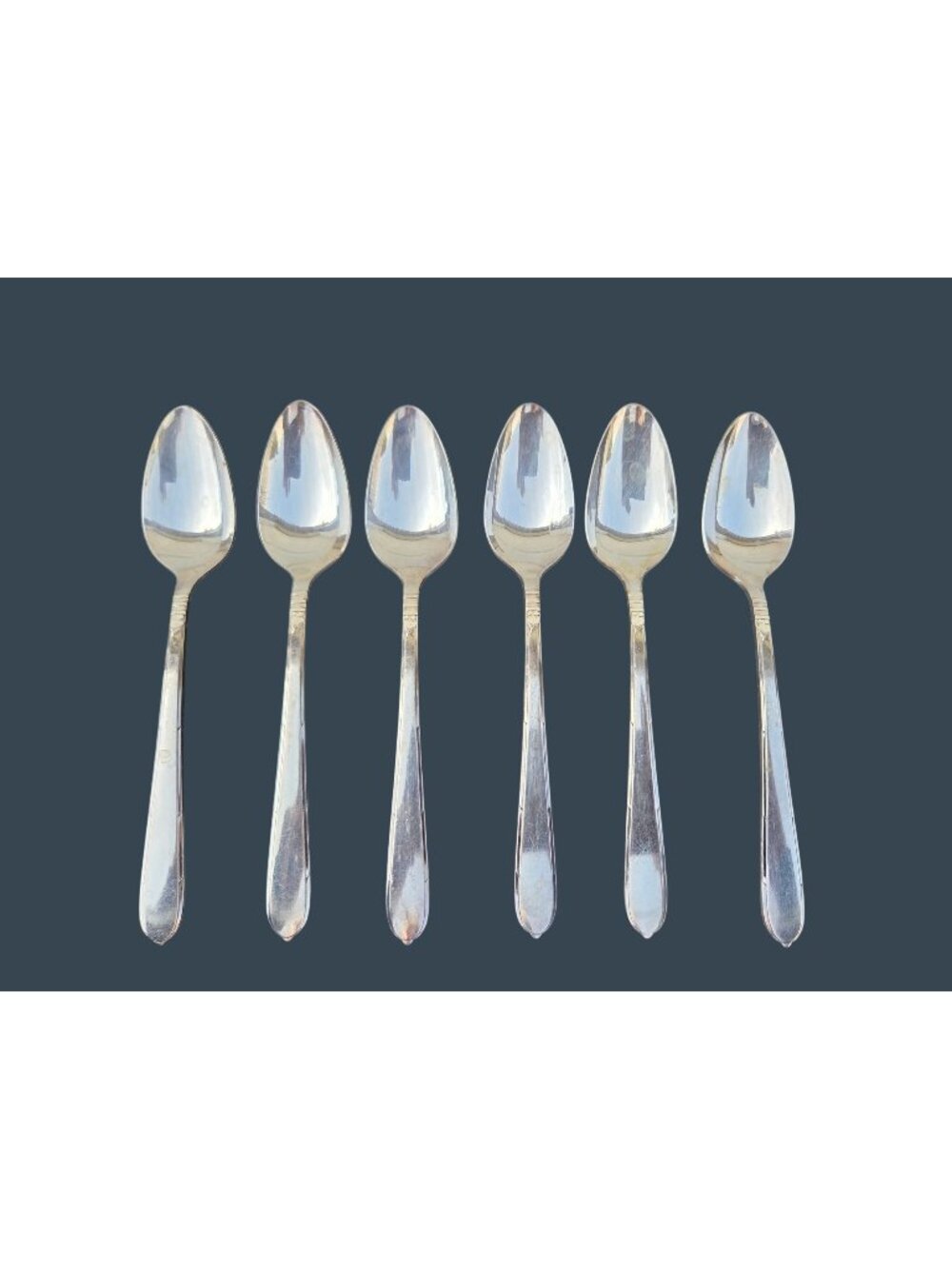 Set Of 6 Community Plate Oneida Berkley Square Teaspoons